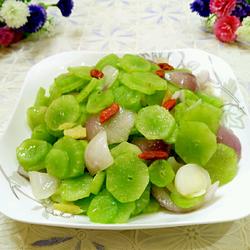 枸杞莴苣的做法[图]