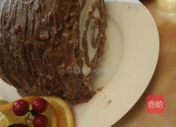 漩涡树根蛋糕圣诞版的做法图解14