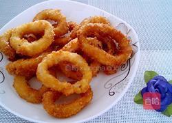 香酥鱿鱼圈的做法图解9