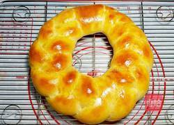 聖誕花環麵包的做法图解12