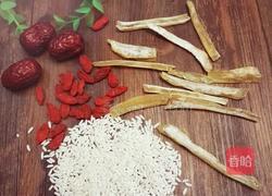 鱼胶糯米粥的做法图解1