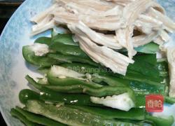 青椒炒山药的做法图解2