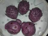 紫薯刺猬馒头的做法[图]