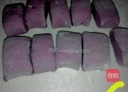 紫薯刺猬馒头的做法图解5