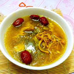虫草花龙骨汤的做法[图]