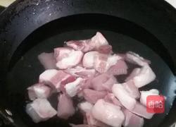 红烧肉炖豆泡的做法图解4