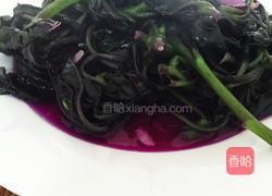 清炒紫贝菜的做法图解5