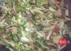 荞头包菜饭的做法图解13