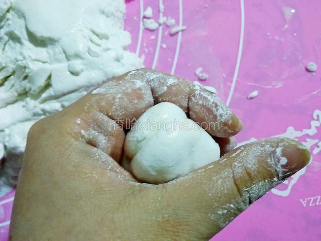 收口成图中的样子。