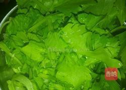 青菜面的做法图解3