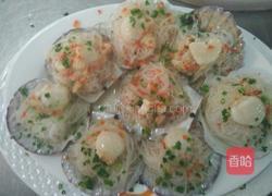 蒜茸蒸扇贝的做法图解5