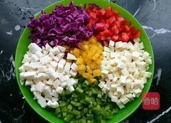 彩虹炒饭的做法图解5