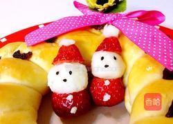 圣诞花环面包的做法图解23