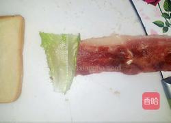 培根生菜烤面包的做法图解2