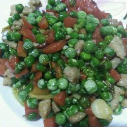 肉丁炒豌豆的做法[图]