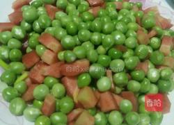 肉丁炒豌豆的做法图解4