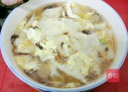 鸡蛋紫菜面片汤的做法图解4