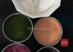 彩色饺子的做法图解4