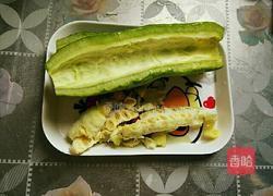 苦瓜煎蛋的做法图解2