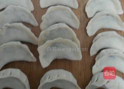 荠菜虾仁饺的做法图解6