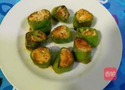 尖椒豆腐酿的做法图解8