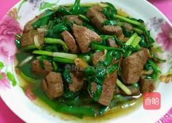 韭菜炒猪肝的做法图解10