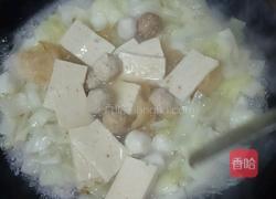 白菜鱼丸汤的做法图解5