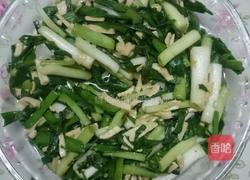 大蒜炒干丝的做法图解6