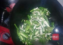 大蒜炒干丝的做法图解5