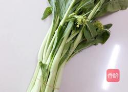 清炒白菜心的做法图解1