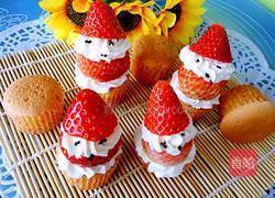 圣诞草莓迷你蛋糕的做法图解19