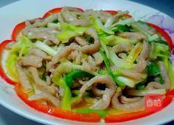 韭黄炒肉丝的做法图解9