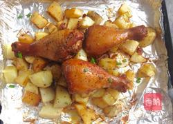 蒜香黑椒烤鸡腿的做法图解6