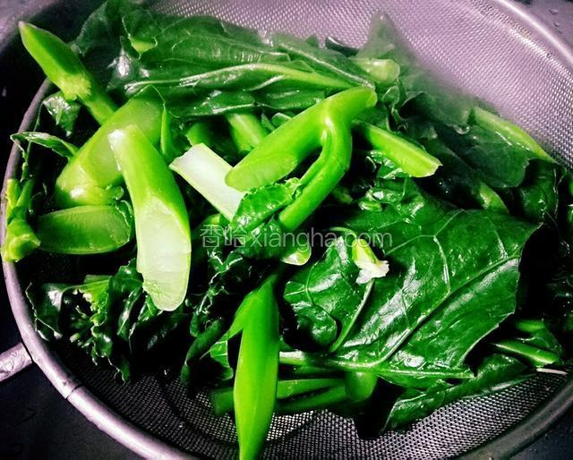 然后捞出控干水份