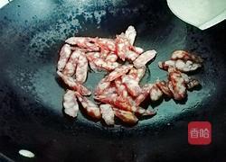 腊肠炒芥兰的做法图解5