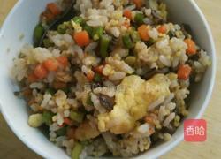五彩炒饭的做法图解5