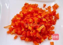 胡萝卜菠菜鸡肝粥的做法图解2