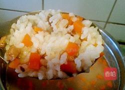 胡萝卜菠菜鸡肝粥的做法图解7