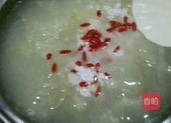 银耳枸杞糯米粥的做法图解4