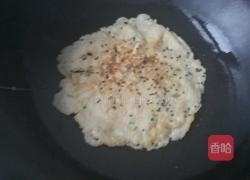 鸡蛋黑芝麻蛋卷的做法图解9