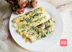 鸡蛋黑芝麻蛋卷的做法图解11