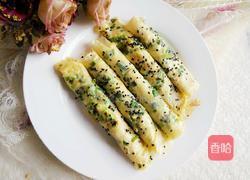 鸡蛋黑芝麻蛋卷的做法图解12