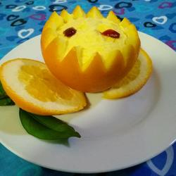 香橙熔岩蒸蛋的做法[图]