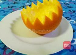 香橙熔岩蒸蛋的做法图解2