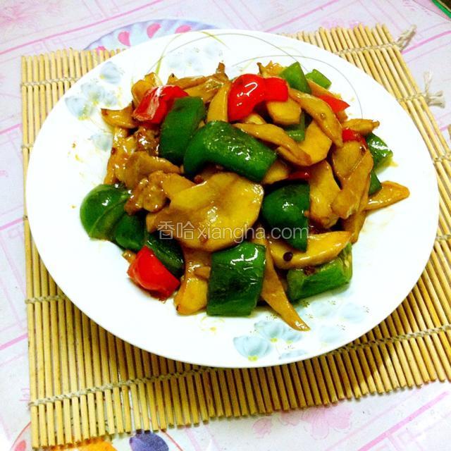 双椒蚝油杏鮑菇
