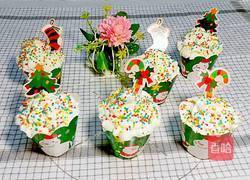 聖誕紙杯蛋糕的做法图解15