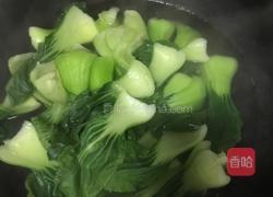香菇烧油菜的做法图解3