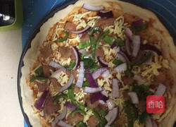 意式薄皮鸡肉披萨的做法图解6