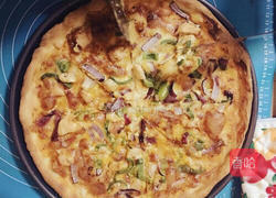 意式薄皮鸡肉披萨的做法图解8