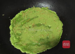 菠菜汁鸡蛋饼的做法图解6
